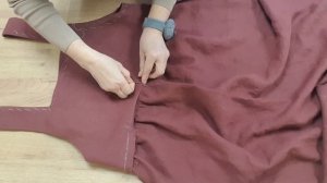 МК по пошиву сарафана, урок 4 : Соединение деталей