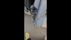 Даф 105, ремонт проводки фонарей, блокировки, стопов.