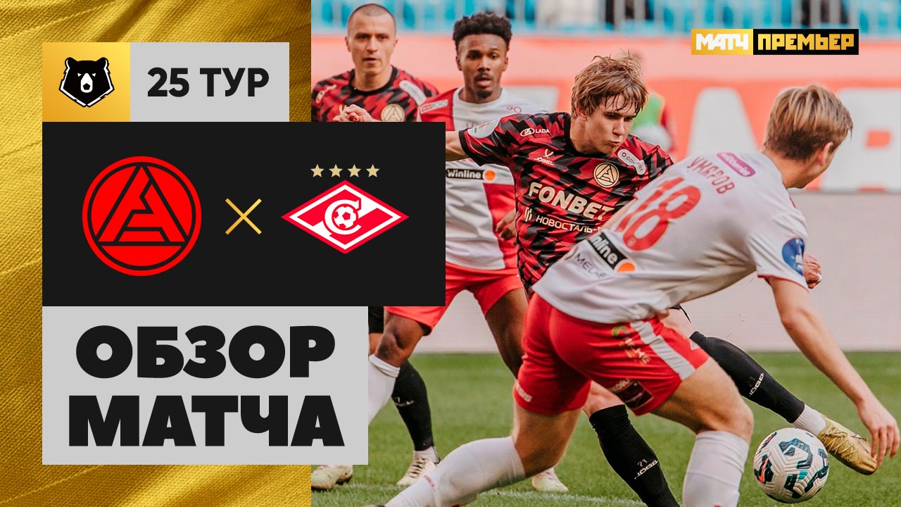 Акрон - Спартак. Обзор матча Мир РПЛ 19.04.2025