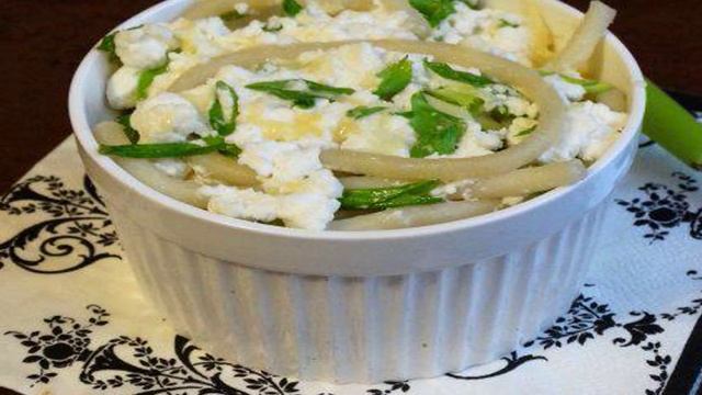 Паста запеченная с творогом и сыром