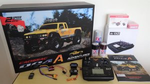 Cross-RC PG4A Adventurer пикап 1:10 Р/У краулер - Распаковка и подготовка к сборке комплекта