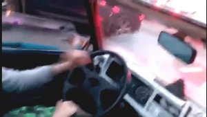 Мальчик за рулем на жигуле. ржач