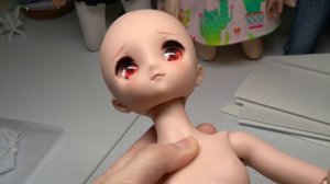 Unboxing a CUSTOM Tan Mochi Ashi/Dollfie Dream/Mini Dollfie Dream! Vinyl Anime Doll from Japan