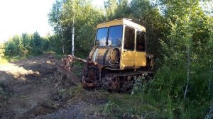 ДТ-75. Земляные работы