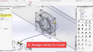 SOLIDWORKS Electrical Routing - Basic Route
