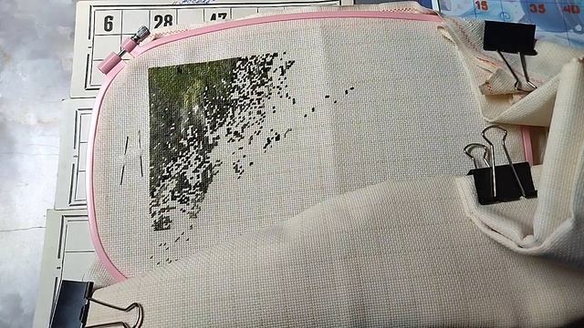 Вышивка. Мои процессы. " Вышивальное лото"