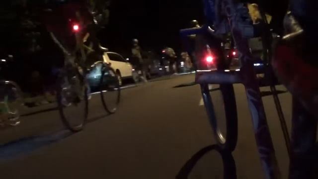 Loud and lit ride 2015. Tallbike side camera view смотреть онлайн