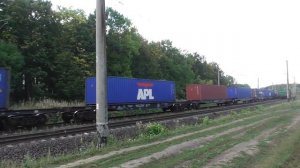 FHD. Электровозы ВЛ80с-2538 и ВЛ80с-2396 с грузовыми поездами на перегоне Жмеринка – Ярошенка