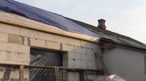 Продолжение лайфхака, накрыть крышу. Строительство пристройки к дому 55 серия
