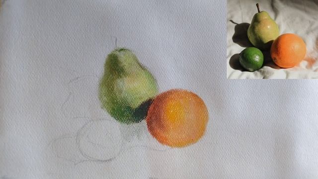 Object Drawing study | how to draw object | soft pastel colours