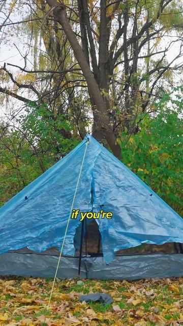 You've been setting up your tent wrong this whole time #backpacking #camping #shorts