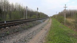 Поезд №053А Санкт-Петербург — Киев. Разъезд 241 км, Псковская область