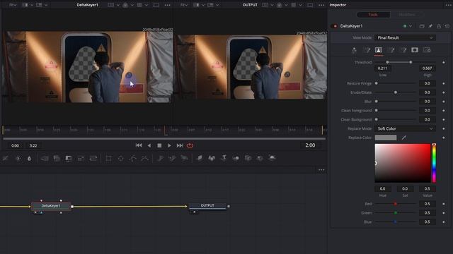 Green Screen: Solid Mask | Fusion | Davinci Resolve ITA