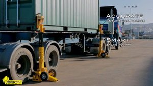 Система взвешивания контейнеров на грузовике!