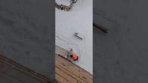 как поднять брус для монтажа крыши.