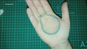 Браслет на ювелирном тросике с застёжкой тогл. Мастер класс.mp4
