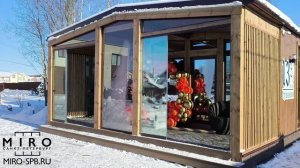 Безрамное остекление в КП Новое Сойкино Ломоносовского района