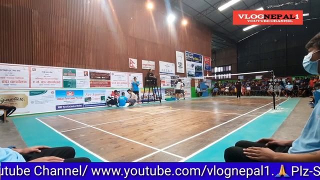 Lalitpur district level 7th balkumari remix club badminton tournament  SF Game