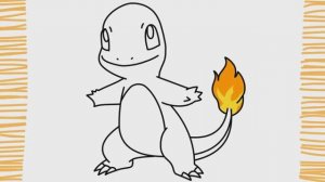 Как нарисовать ЧАРМАНДЕРА в Покемонах