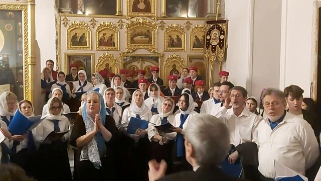 Отче Наш!
сводный академический хор Бориса Тараканова, выступление в Троицком храме г. Раменское смотреть онлайн