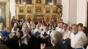 Отче Наш!
сводный академический хор Бориса Тараканова, выступление в Троицком храме г. Раменское