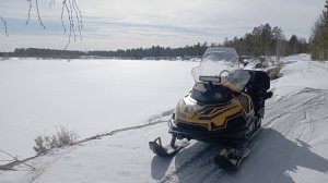 снегоход стелс и БРП тундра после отличных рыбалок!!! как надо ездить на снегоходе