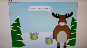 Новогодняя видеооткрытка