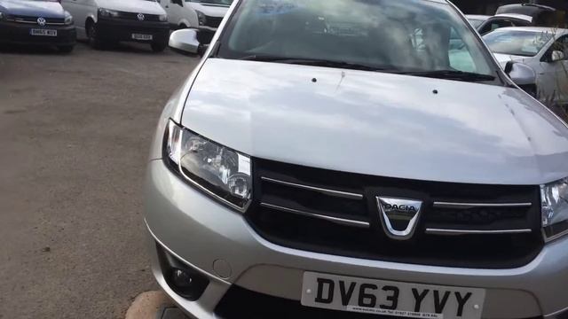 SOLD...FOR SALE; 2013 63 DACIA SANDERO 1.2 LAUREATE 5 Door in Silver with Air Con, 26,700 miles, смотреть онлайн