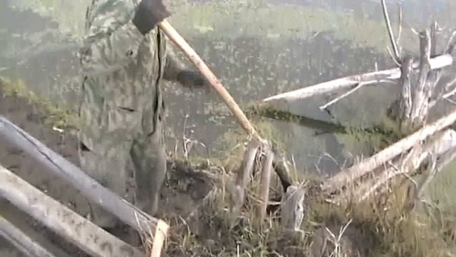 Устранение утечки воды на Лагерном пруду (Комогориха). 02. 10. 2019