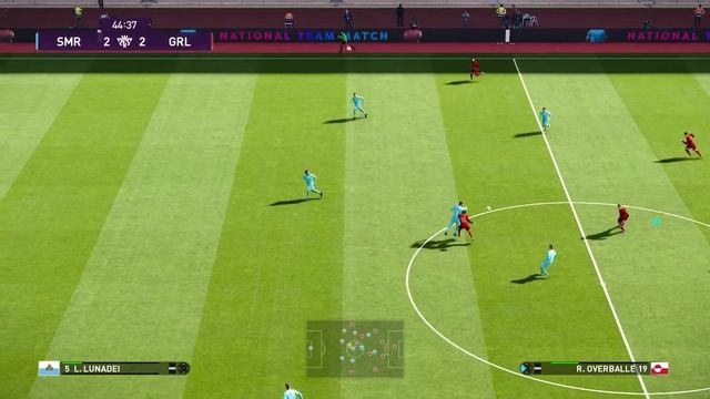 Pro Evolution Soccer 2020 | San Marino vs Greenland | Gameplay PC смотреть онлайн
