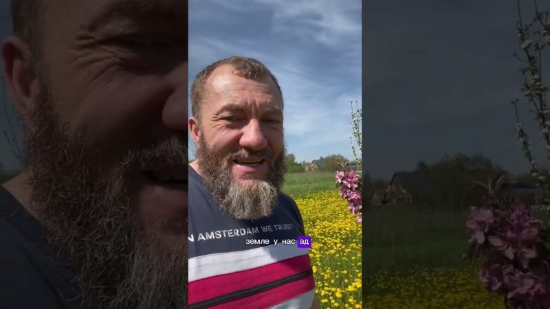 Расцветает матушка планета #поэзия