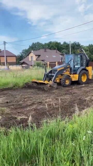 Подготовка участка под строительство жилого дома#строительство #кладка #строители #строительстводом