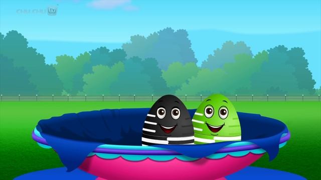 Surprise Eggs Toys – Public Transport Vehicles for Kids | Aeroplane & more | ChuChuTV Egg Surprise смотреть онлайн