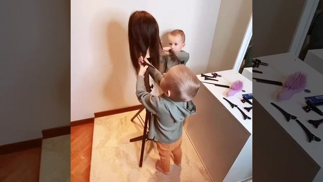 Мои самые маленькие студенты😂😍