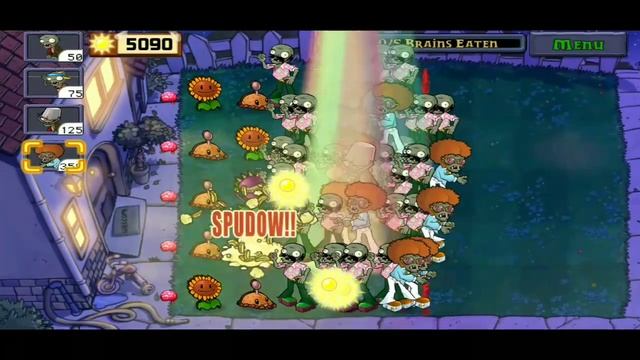 Plants vs Zombie : Puzzle Gameplay - ZomBoogie 55 Eaten Brains!!