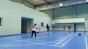 Solid Badminton Club Dubai | Jessica/Trisha vs Hope/Mira
