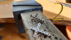 Ювелирное дело. Как я учился крепить камни в серебряный крестик! (Часть номер 2)