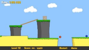 Red and Blue Balls TAS - 15 / 20 Levels in 1:54.167 / 2:42.300