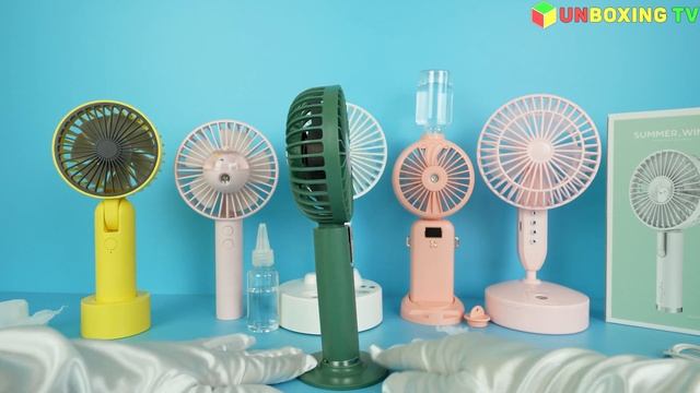 Mini Handheld Fan - Humidifier Spray Fan Portable, Cooling Air And Summer Wind | Unboxing & Review