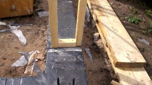 Опилкобетон : установка лесенок