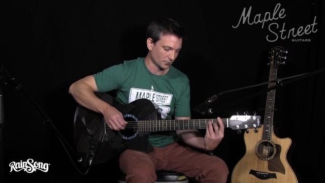 Rainsong Black Ice Windsong and a Taylor 814ce Comparison
