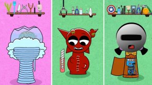 Спринки НА ВСЕХ этапах | Сборник Incredibox