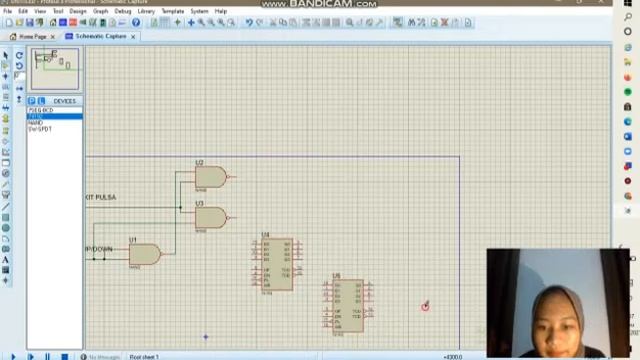 UAS Teknik Digital No.6 Rangkaian Counter Up/Down menggunakan Apk proteus 8.0 смотреть онлайн