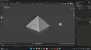 Пирамида в Blender / простой способ
