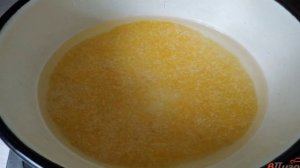 Кукурузная молочная каша с овсяными отрубями