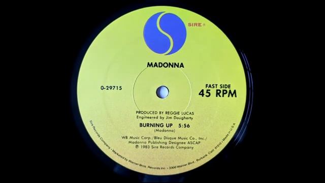 Madonna - Burning Up (45 rpm maxi vinyl) смотреть онлайн