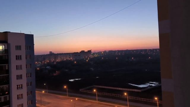 Свет Авроры в Саранске на восходе Солнца. Марина Зиничева. Мир Универсологии