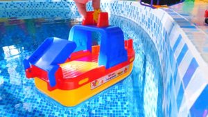 Автошкола Алёны: Корабль проходит испытания! Детские видео про машинки
