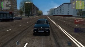city car driving BMW 750il Test drive 1/2