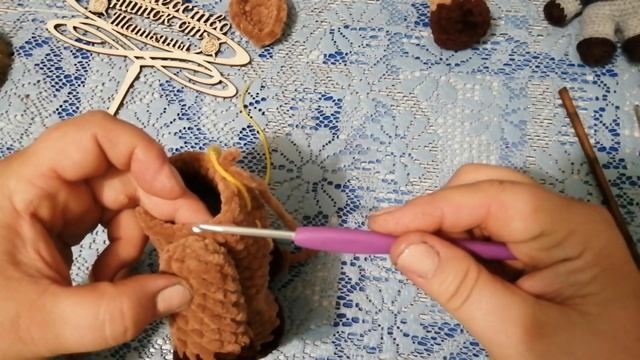 Бычок Тиша из плюшевой пряжи! ЧАСТЬ 2 смотреть онлайн